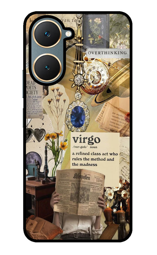 Virgo Zodiac Vivo Y18/Y18e Glass Case