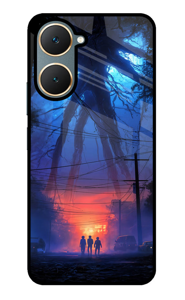 Ordinary Things Shadow Vivo Y18/Y18e Glass Case