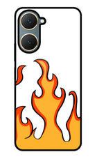 Fired Up – White Vivo Y18/Y18e Glass Case