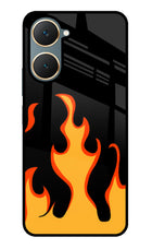 Fired Up – Black Vivo Y18/Y18e Glass Case