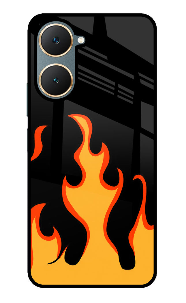 Fired Up – Black Vivo Y18/Y18e Glass Case