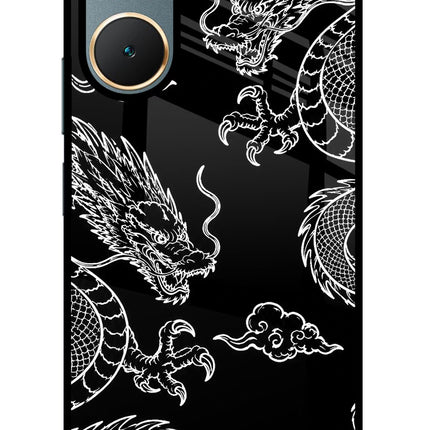 Twin Dragons Vivo Y18/Y18e Glass Case