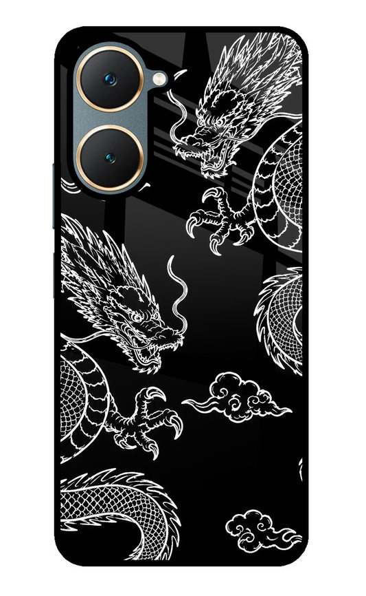 Twin Dragons Vivo Y18/Y18e Glass Case