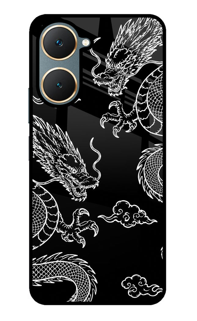 Twin Dragons Vivo Y18/Y18e Glass Case