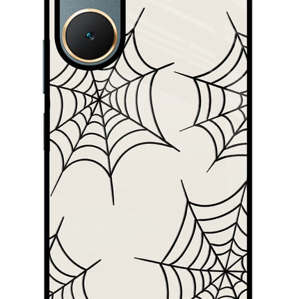 Spider Web Vivo Y18/Y18e Glass Case