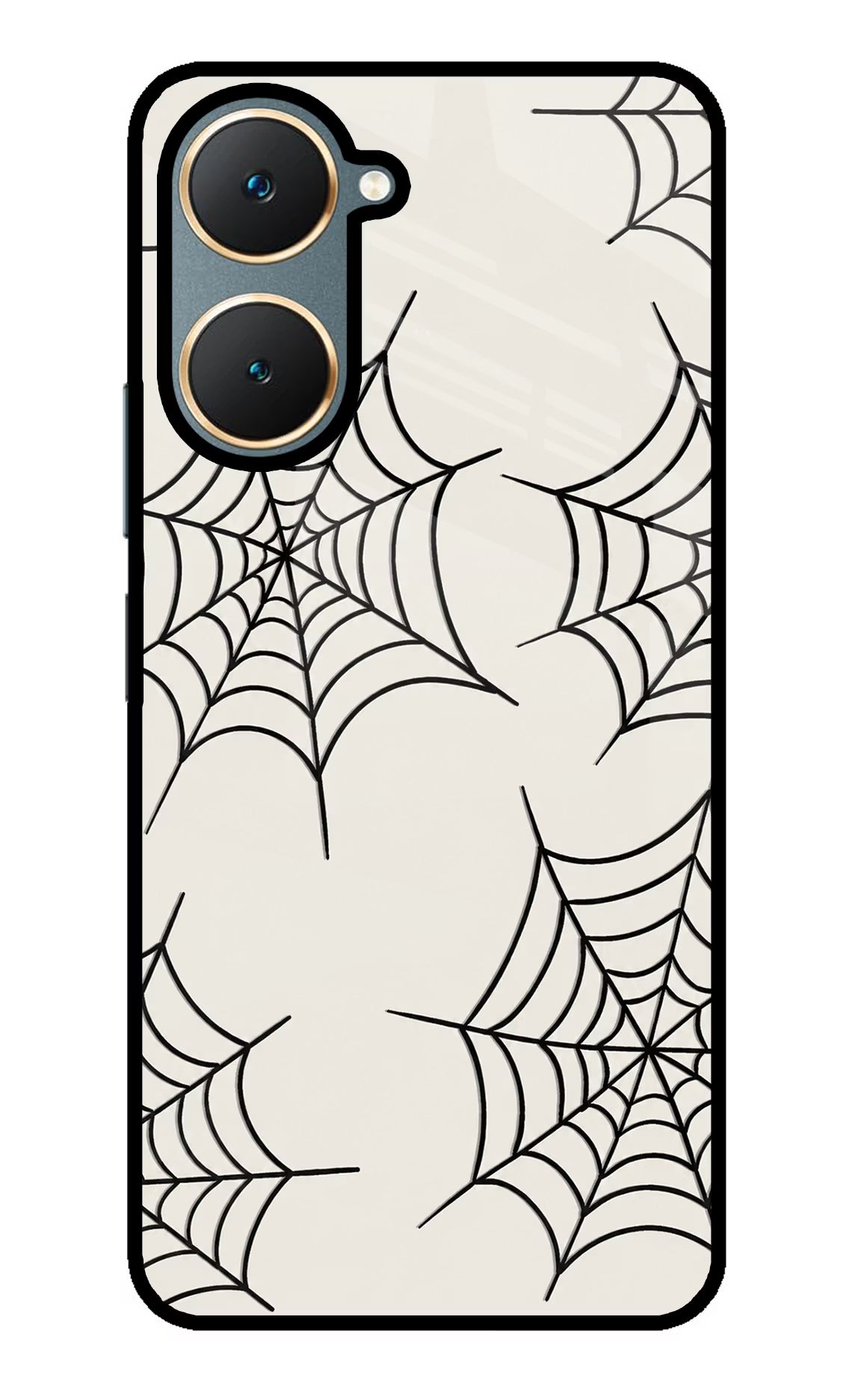 Spider Web Vivo Y18/Y18e Glass Case