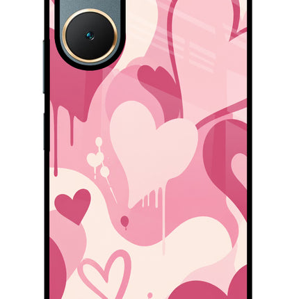 Hearty case Vivo Y18/Y18e Glass Case