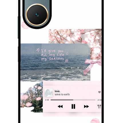 Wave to earth Vivo Y18/Y18e Glass Case