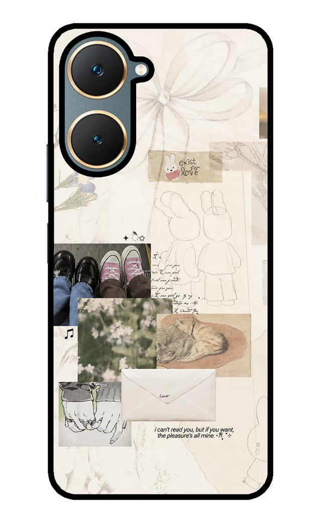Soft Aesthetic Vivo Y18/Y18e Glass Case
