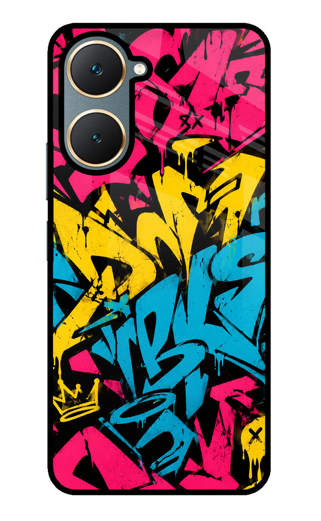 Graffiti Vibe Vivo Y18/Y18e Glass Case