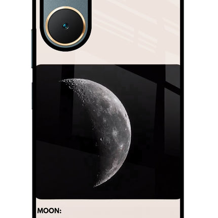 Moon Phase Vivo Y18/Y18e Glass Case