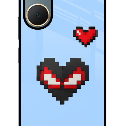 Peter Heart Vivo Y18/Y18e Glass Case