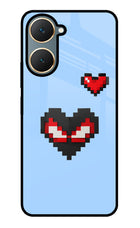Peter Heart Vivo Y18/Y18e Glass Case
