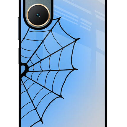 Blue Web Vivo Y18/Y18e Glass Case