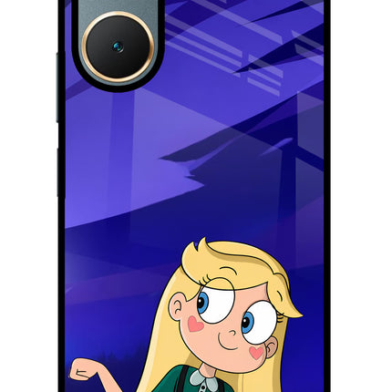 Star Glow Vivo Y18/Y18e Glass Case
