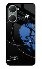 Love Orbit Vivo Y18/Y18e Glass Case