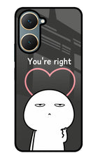 You're Right Vivo Y18/Y18e Glass Case