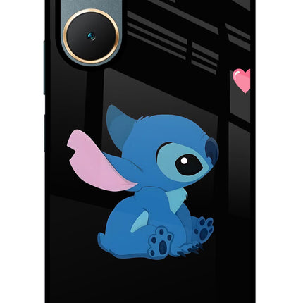 Stitch Crush Vivo Y18/Y18e Glass Case