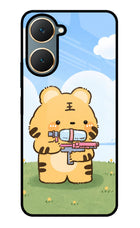 Tiger Treat Vivo Y18/Y18e Glass Case