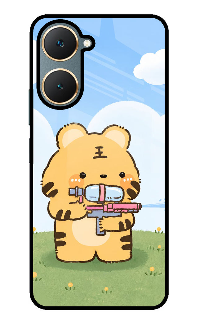 Tiger Treat Vivo Y18/Y18e Glass Case