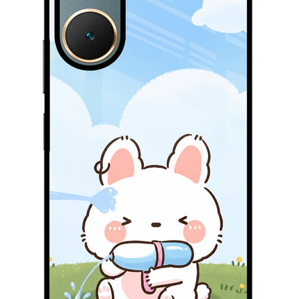 Bunny Treat Vivo Y18/Y18e Glass Case