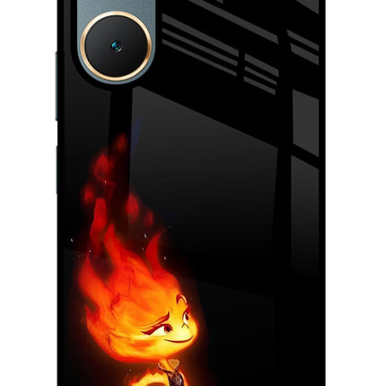 Ember Flame Vivo Y18/Y18e Glass Case