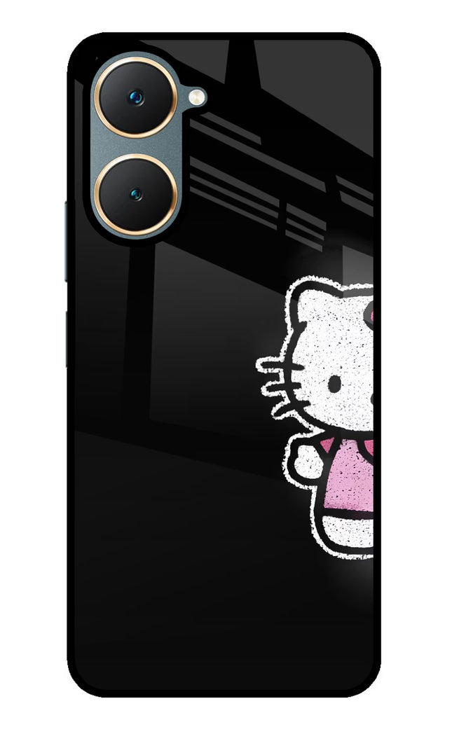 Kitty Charm Vivo Y18/Y18e Glass Case