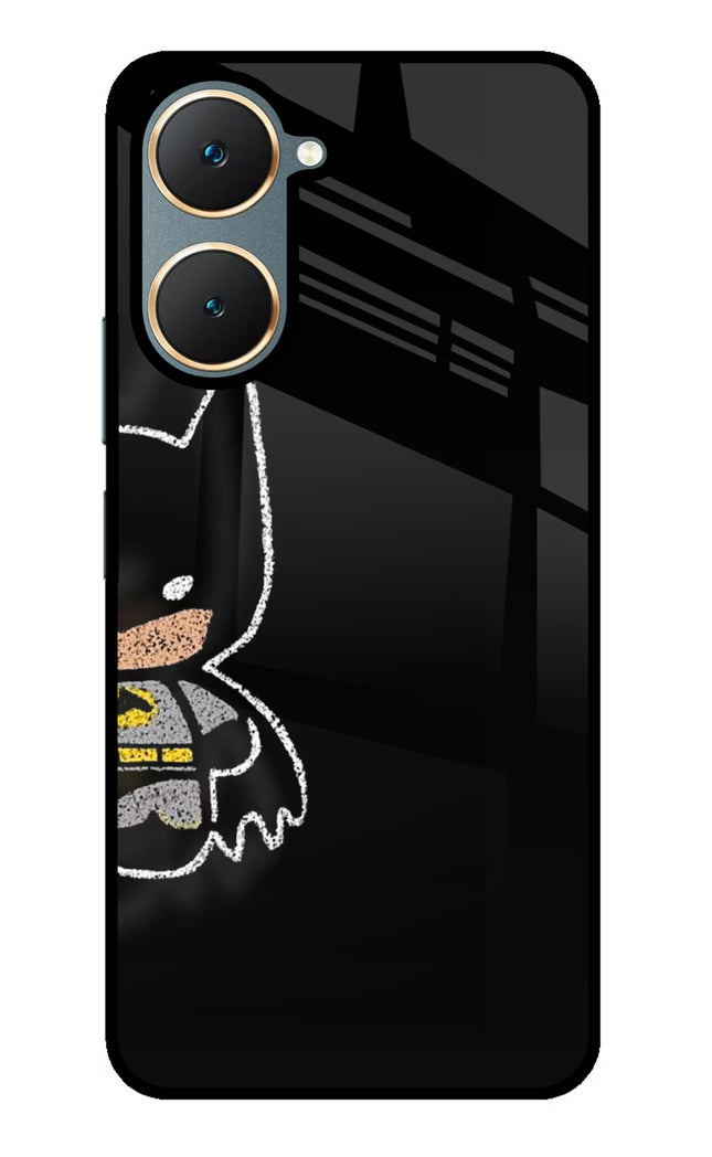 Bat Kitty Vivo Y18/Y18e Glass Case