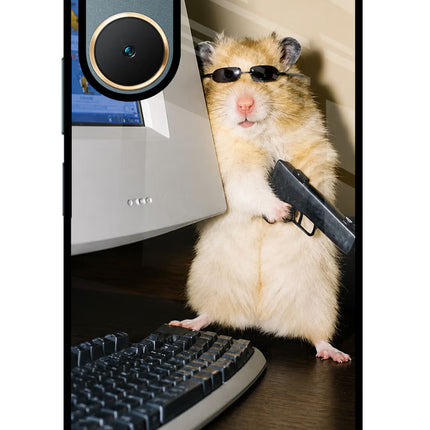 Hacker Hamster Vivo Y18/Y18e Glass Case