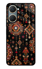 Boho Noir Vivo Y18/Y18e Glass Case