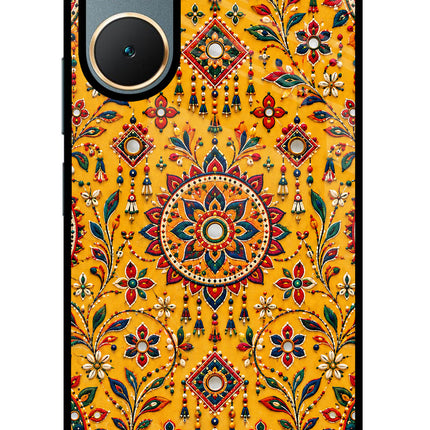 Sunlit Aura Vivo Y18/Y18e Glass Case