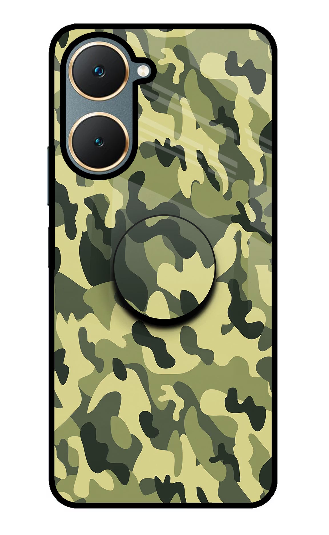 Camouflage Vivo Y18/Y18e Pop Case by Casekaro