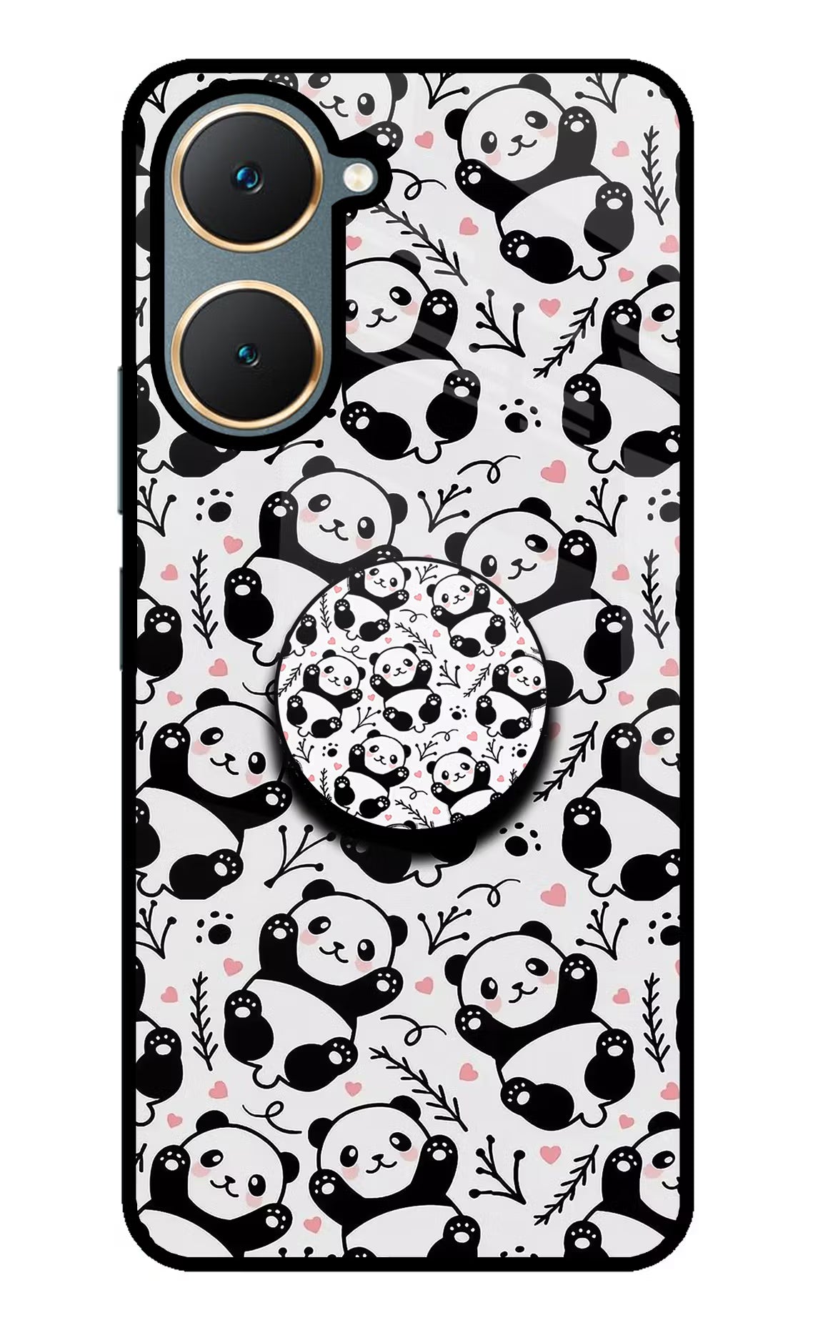 Cute Panda Vivo Y18/Y18e Pop Case by Casekaro