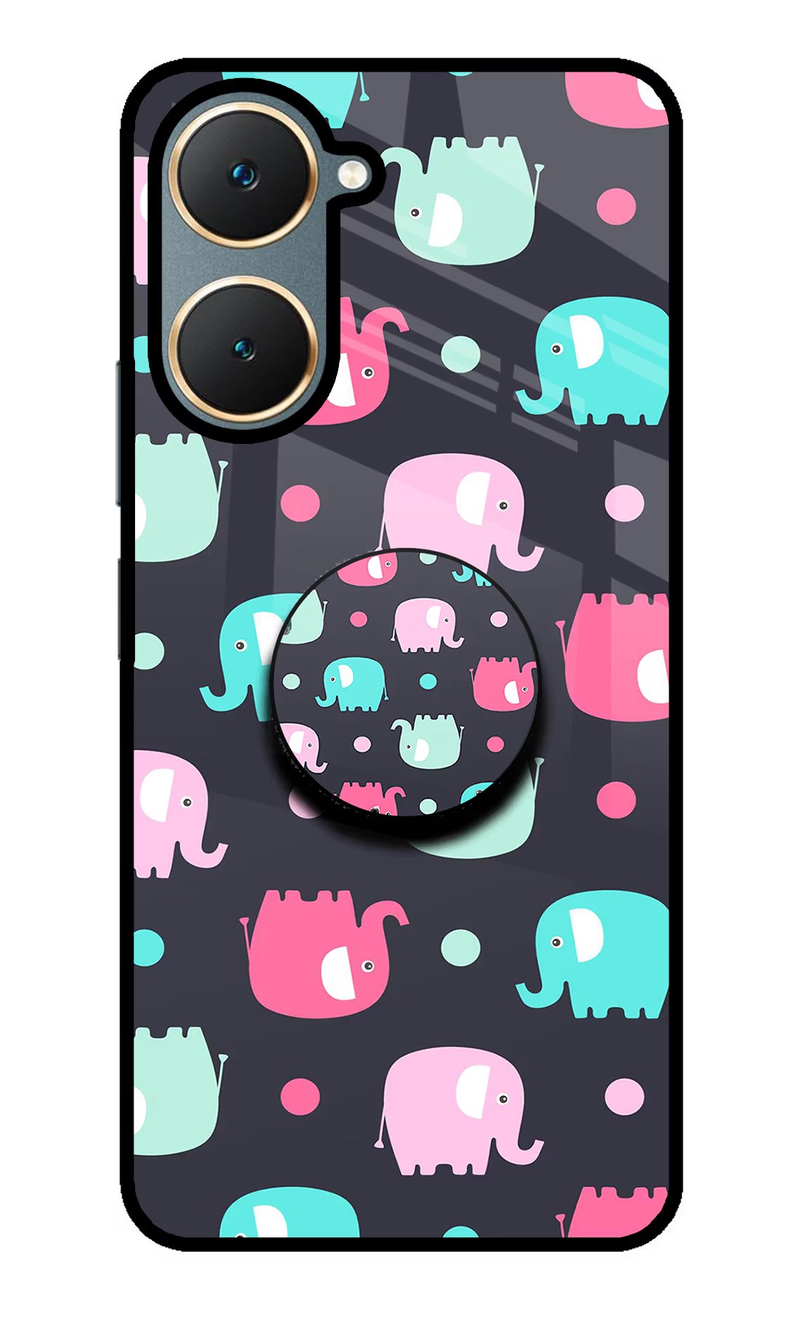 Baby Elephants Vivo Y18/Y18e Pop Case by Casekaro