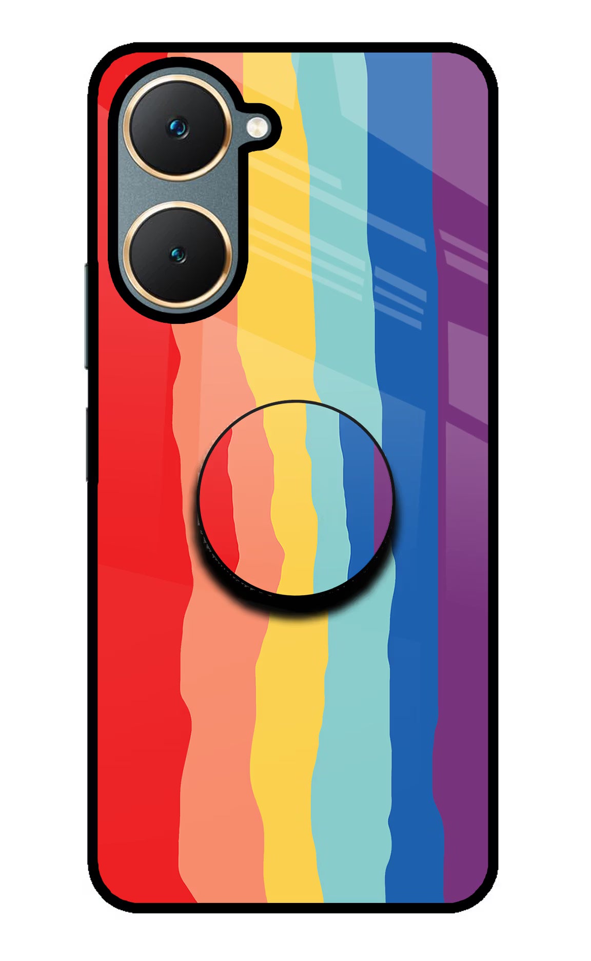 Rainbow Vivo Y18/Y18e Pop Case by Casekaro