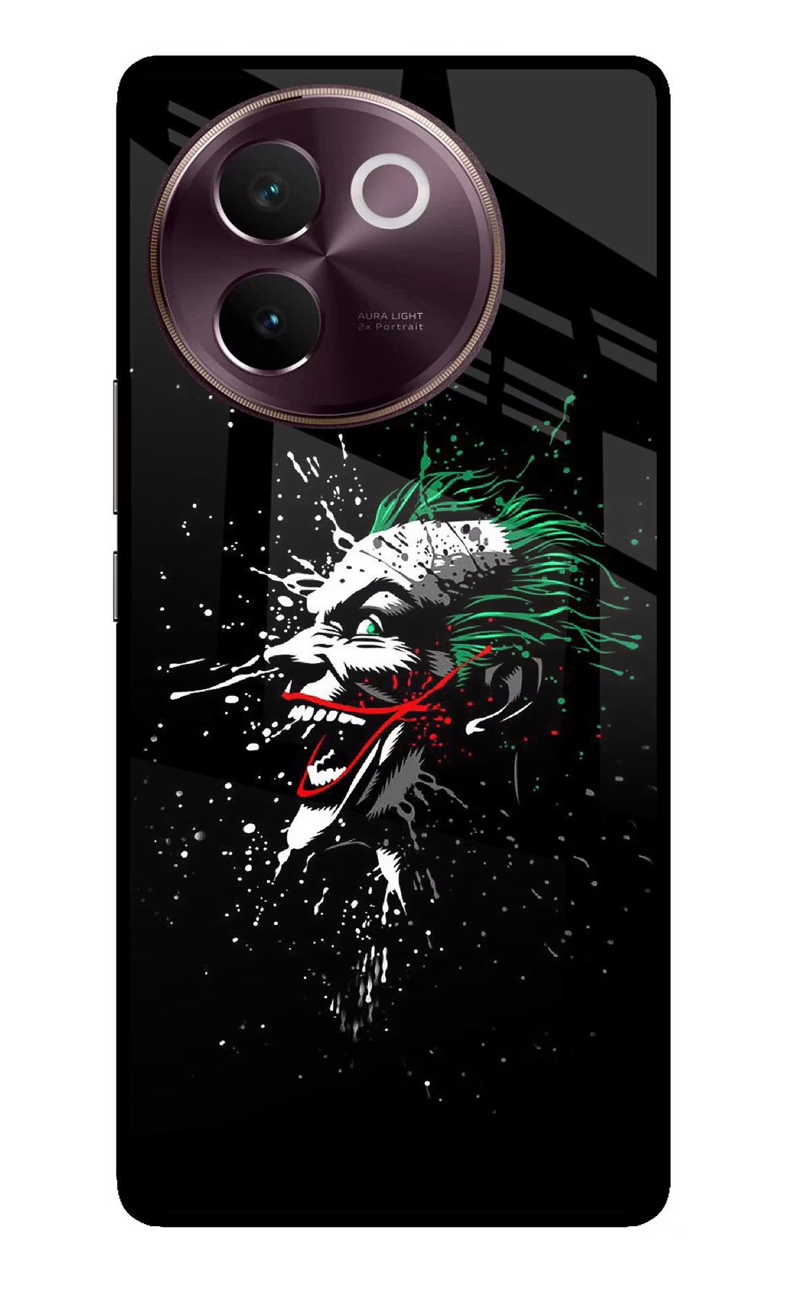Joker Vivo V30e Glass Case Back Cover by Casekaro