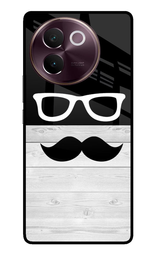 Mustache Vivo V30e Glass Case