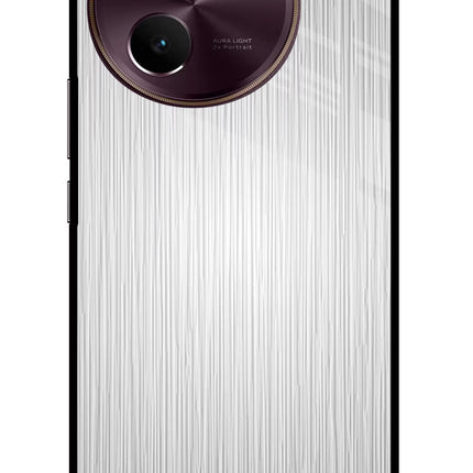 Wooden Grey Texture Vivo V30e Glass Case