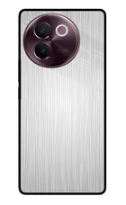 Wooden Grey Texture Vivo V30e Glass Case
