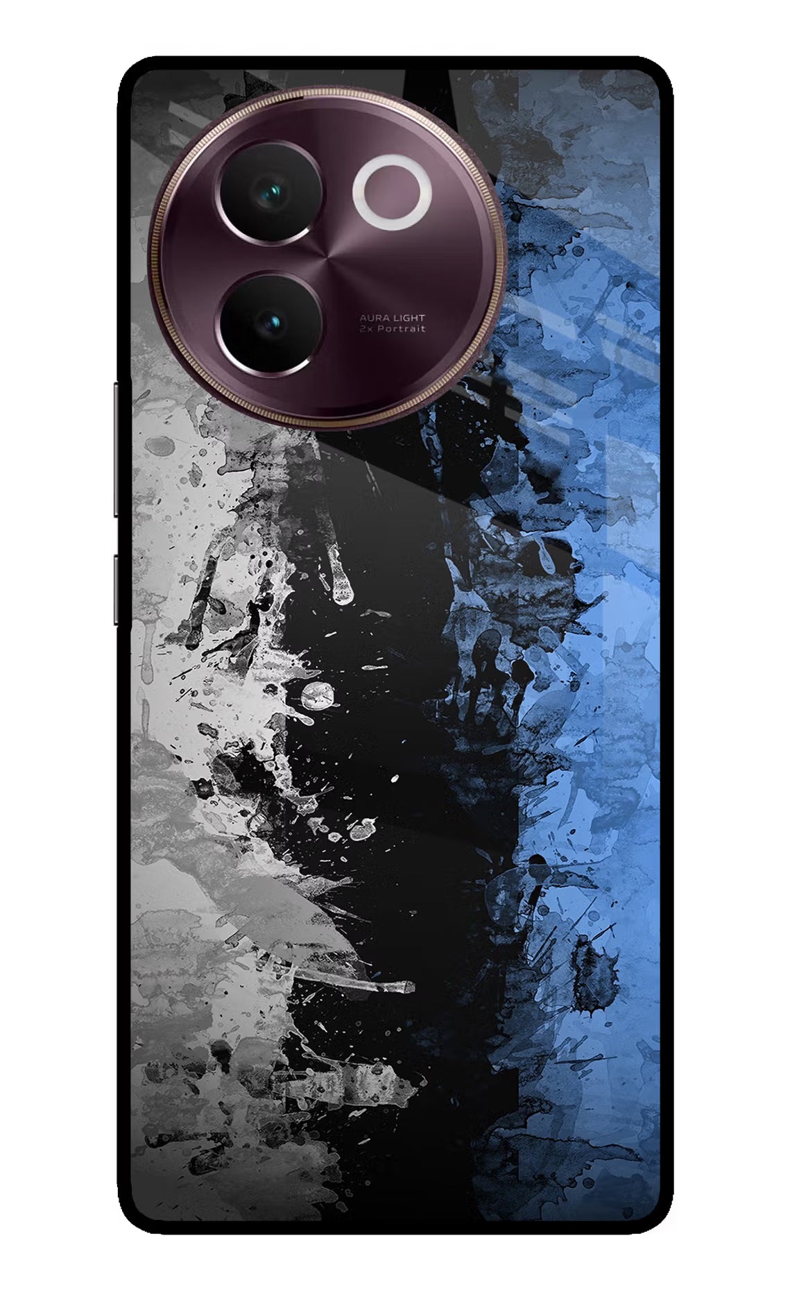 Artistic Design Vivo V30e Glass Case Back Cover by Casekaro