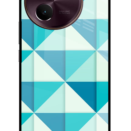 Abstract Vivo V30e Glass Case
