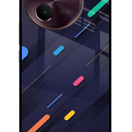 Abstract Design Vivo V30e Glass Case
