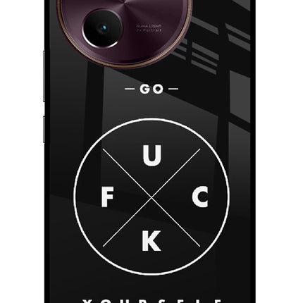 Go Fuck Yourself Vivo V30e Glass Case