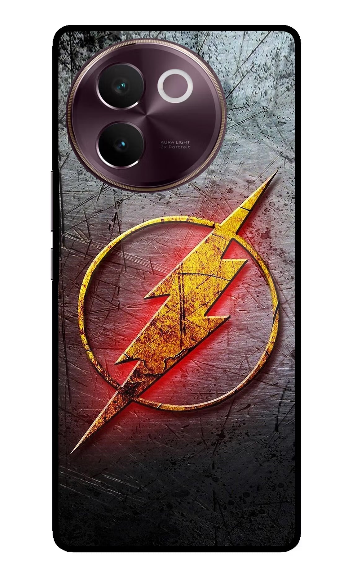 Flash Vivo V30e Glass Case Back Cover by Casekaro