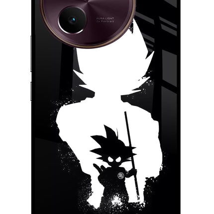 Goku Shadow Vivo V30e Glass Case