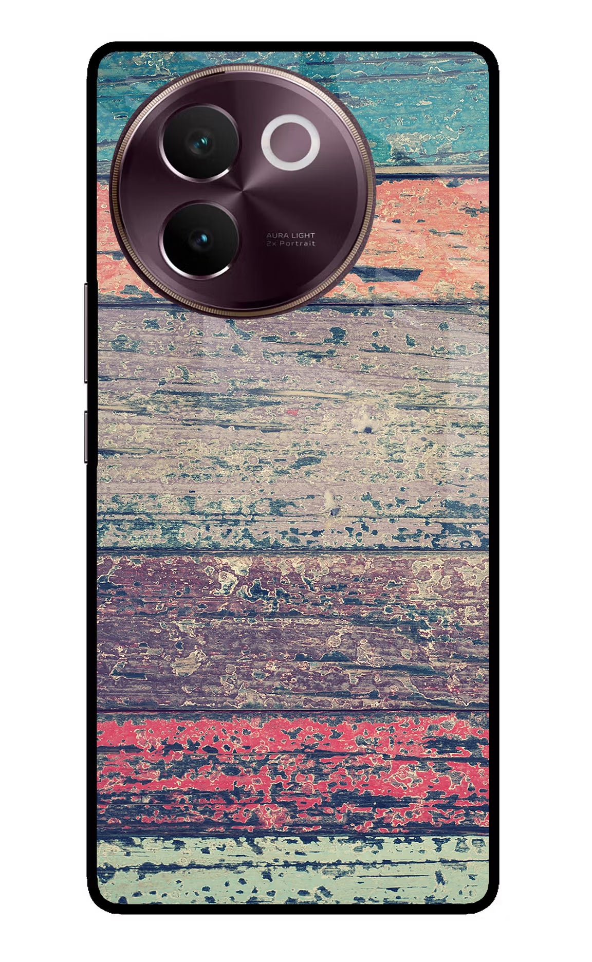 Colourful Wall Vivo V30e Glass Case