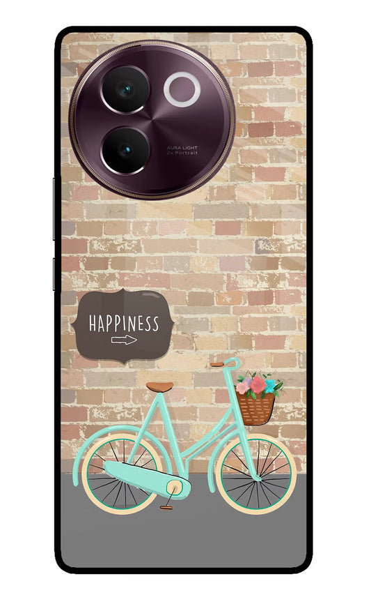 Happiness Artwork Vivo V30e Glass Case