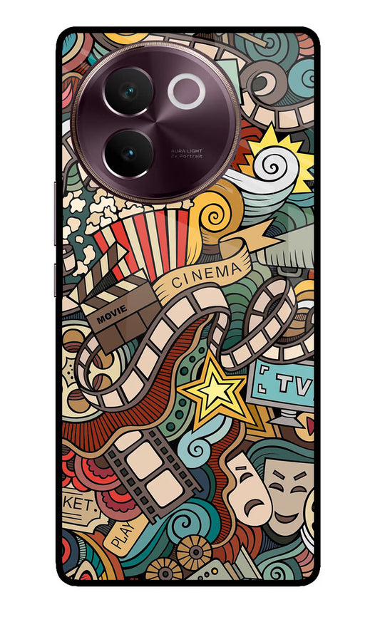 Cinema Abstract Vivo V30e Glass Case