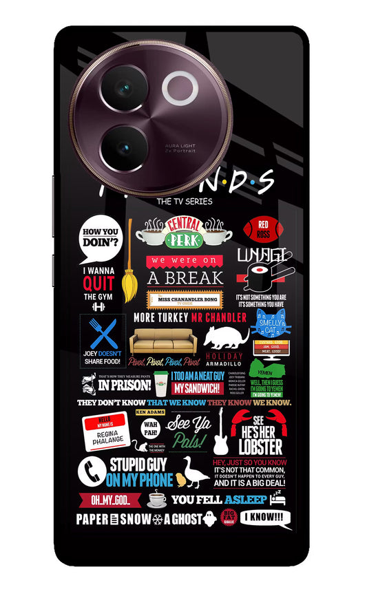 FRIENDS Vivo V30e Glass Case