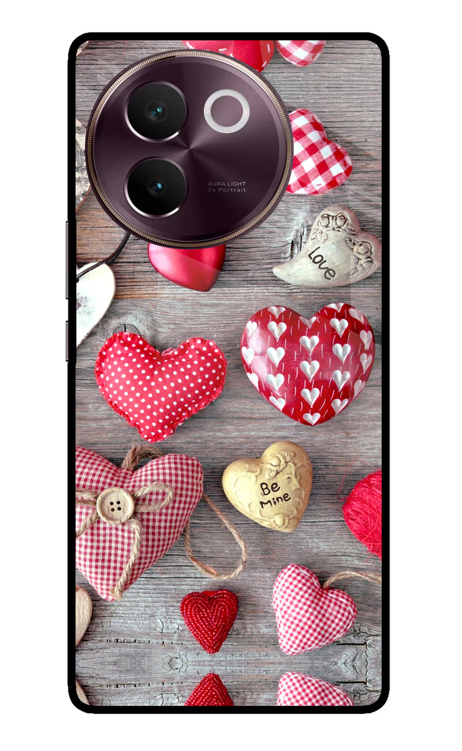 Love Wallpaper Vivo V30e Back Cover, Glass case
